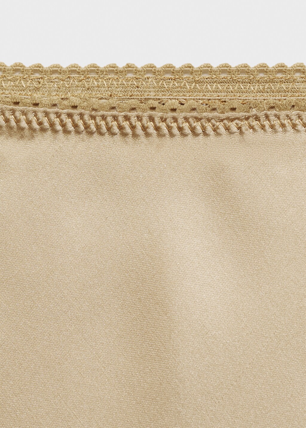 Satin long skirt - Gold