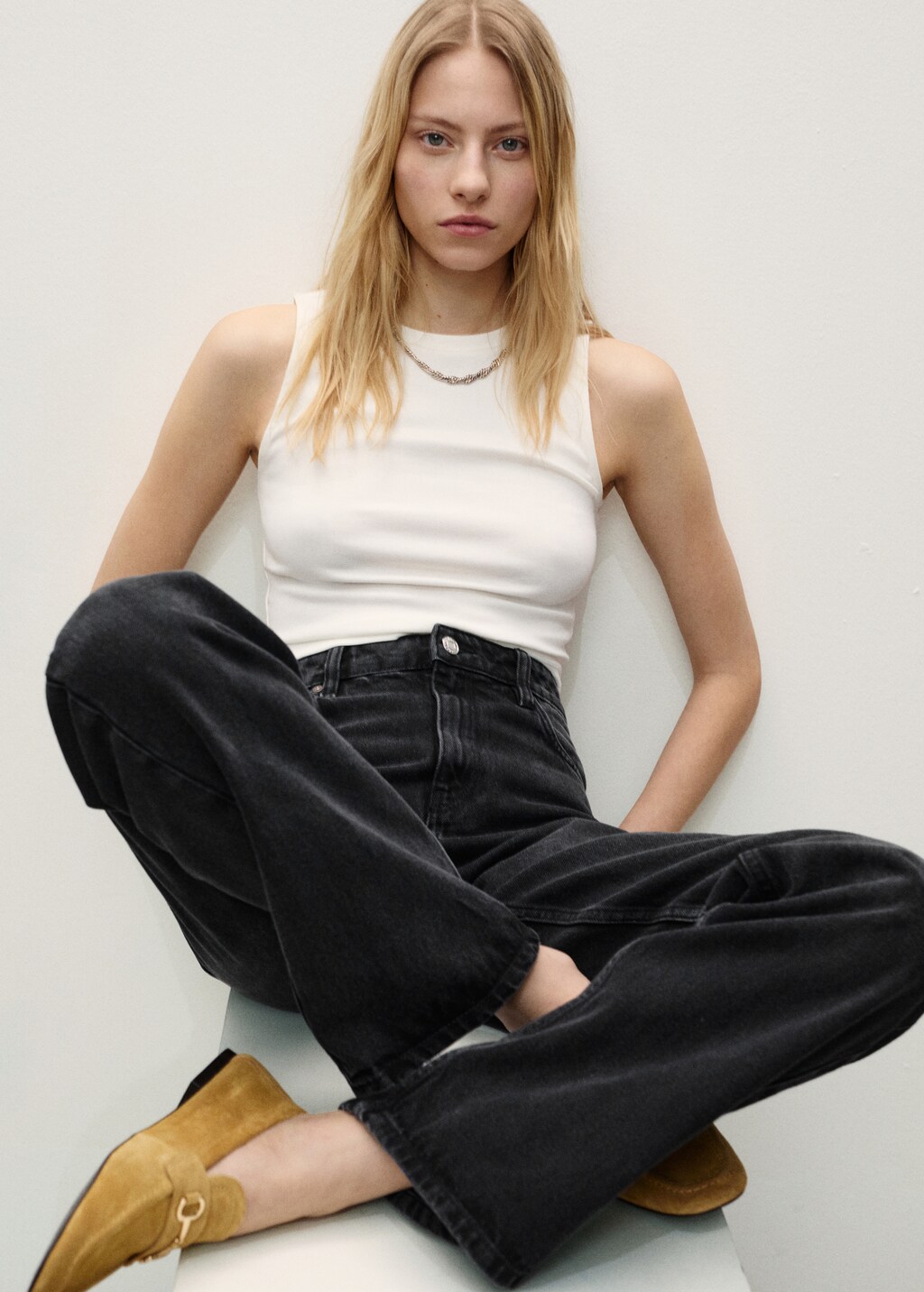 Miami medium-rise straight-fit jeans - Medium Blue