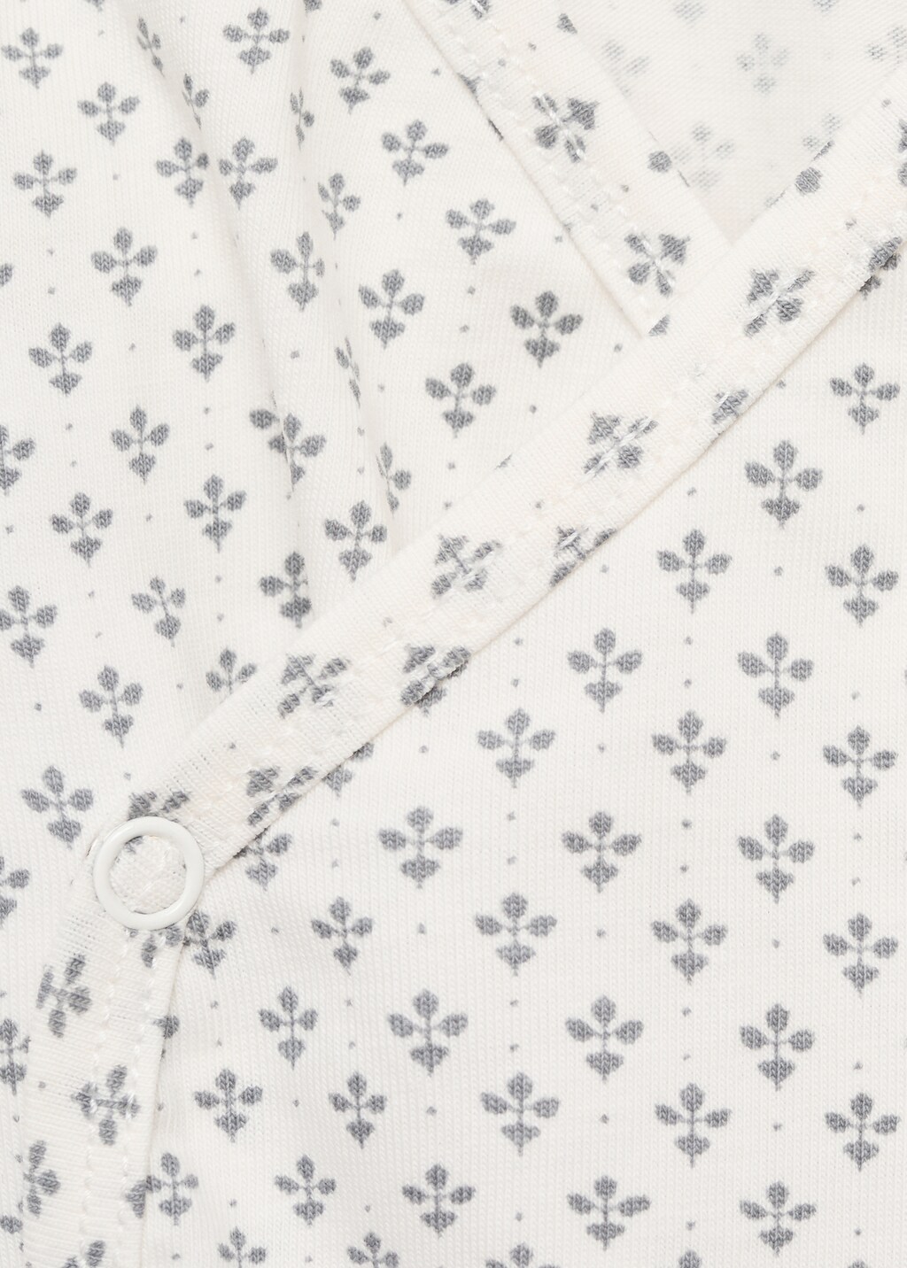 Printed cotton body - Grey