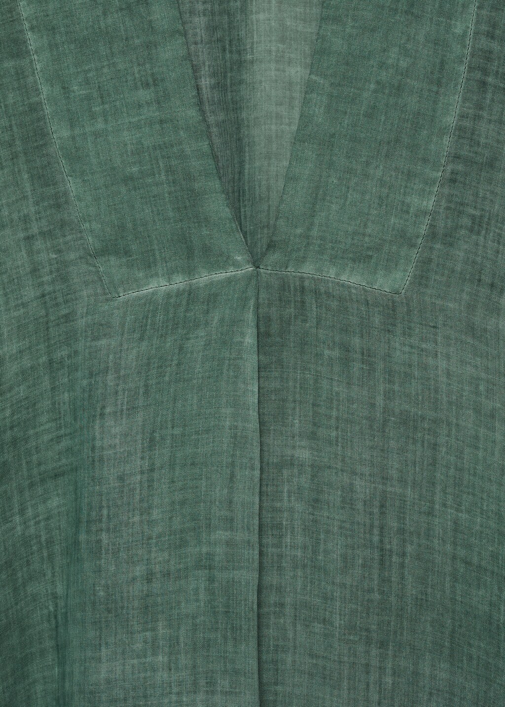 Overdyed ramie kaftan - Plum