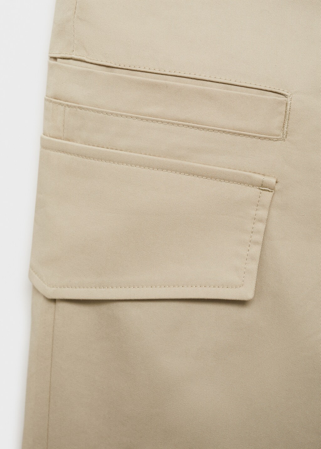Relaxed-fit trousers with pocket - Pastel Yellow