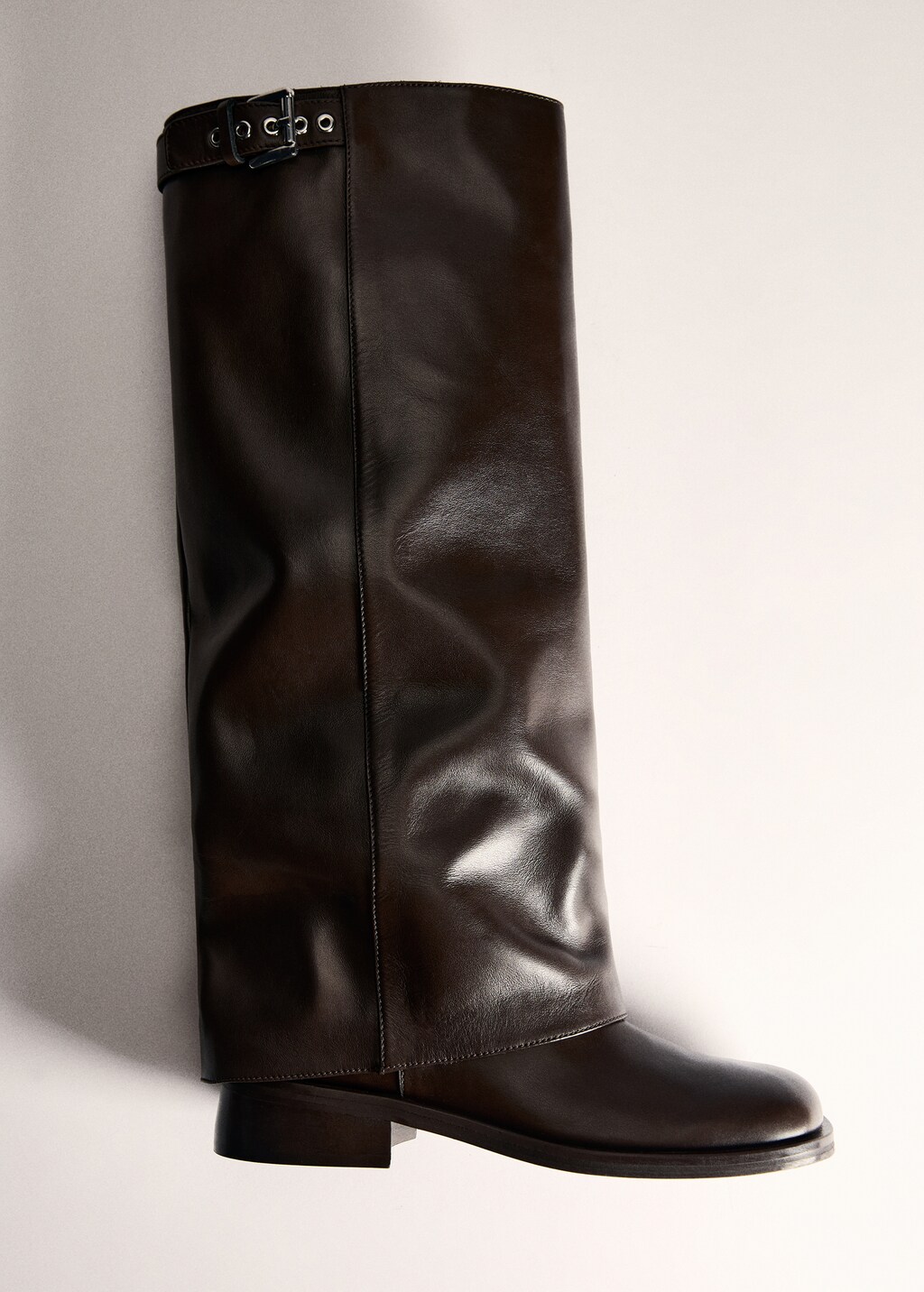 Buckle ankle boots - Chocolate