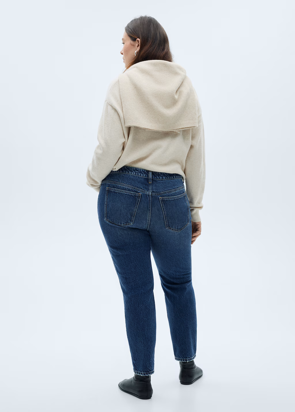 Mom2000 high-rise jeans - Black denim