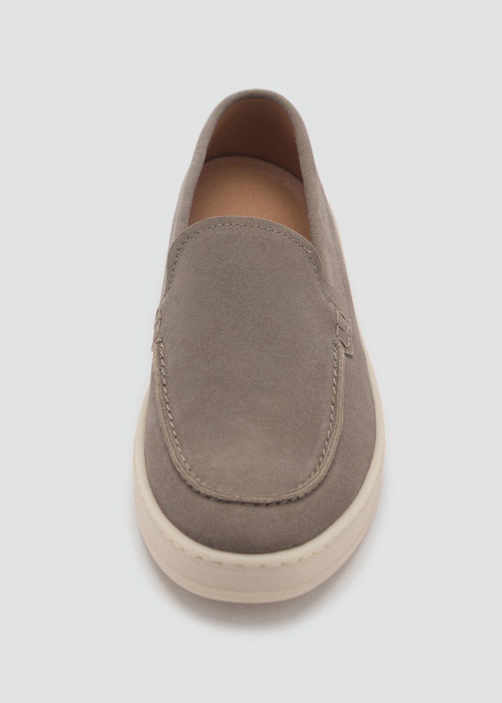 Split leather shoes - Brown
