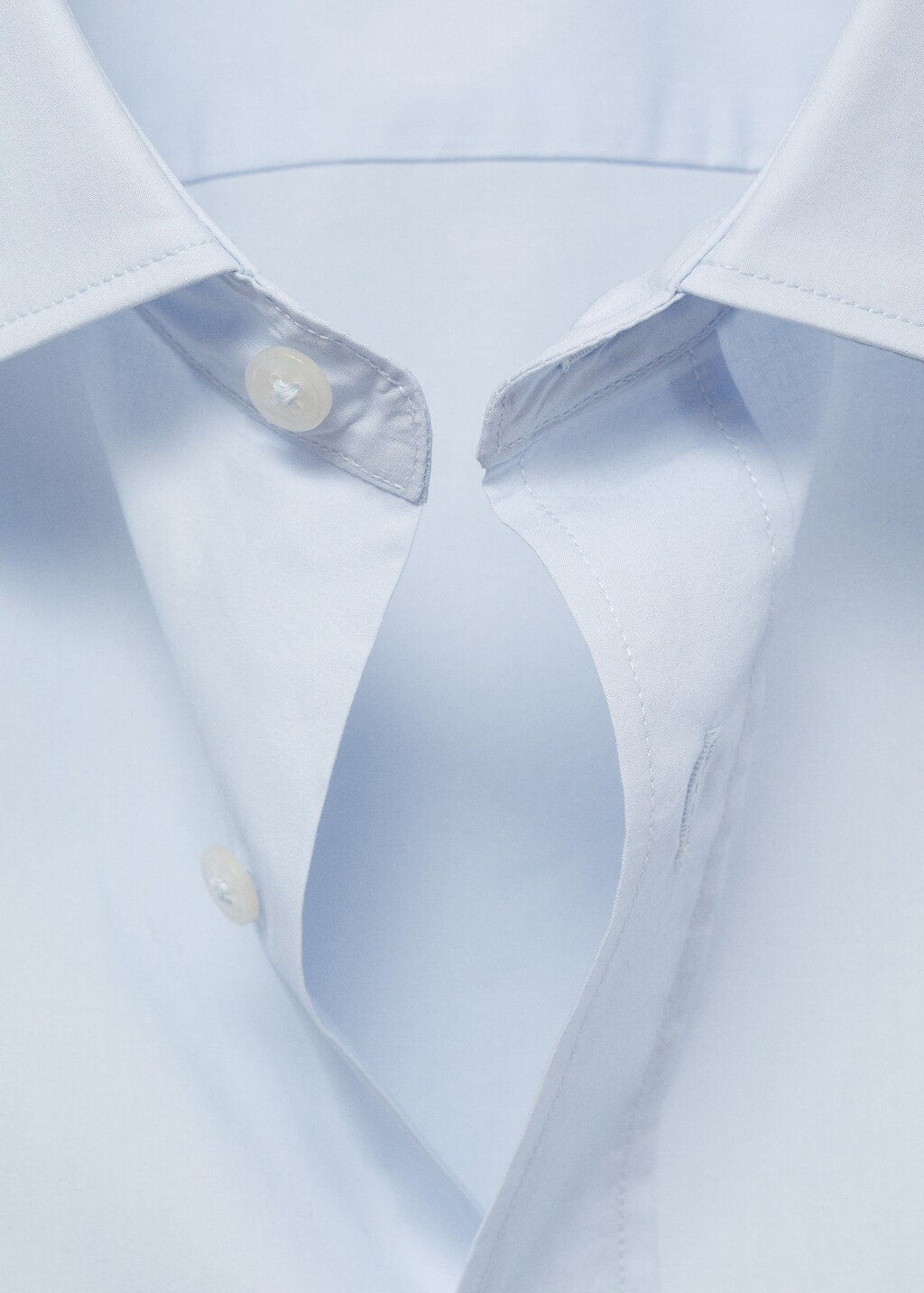 Regular-fit 100% cotton shirt - White