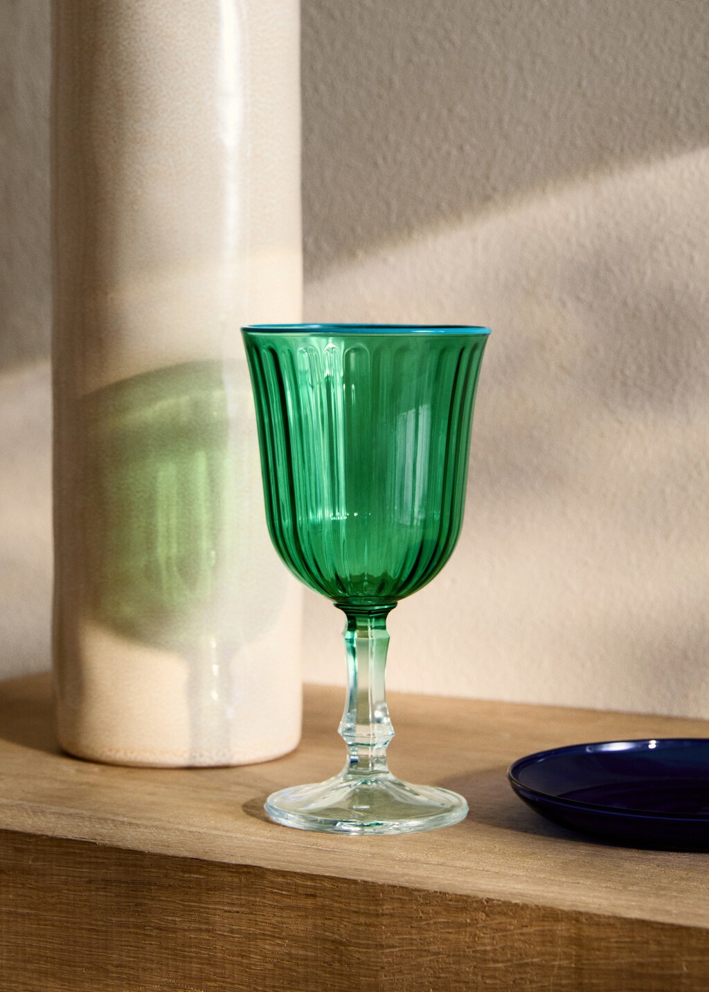 Stem glass stripis - Purple