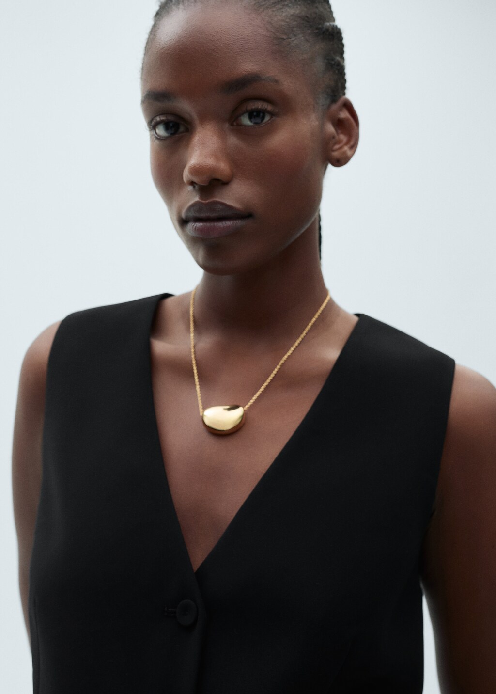 Suit waistcoat with buttons - Red