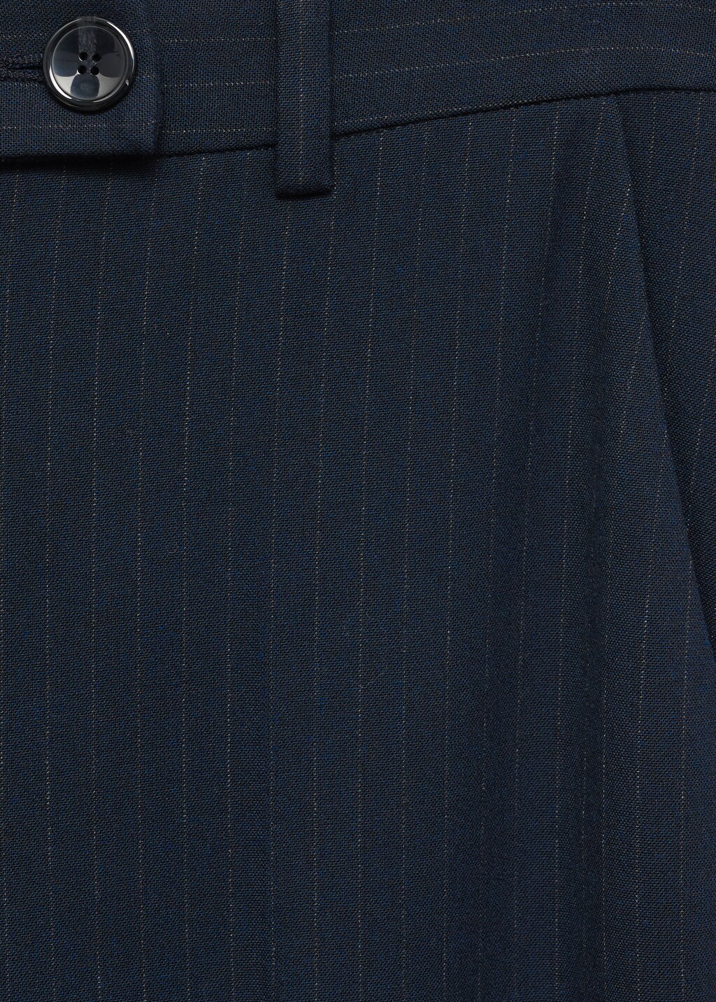 Pinstripe suit trousers - Dark Navy