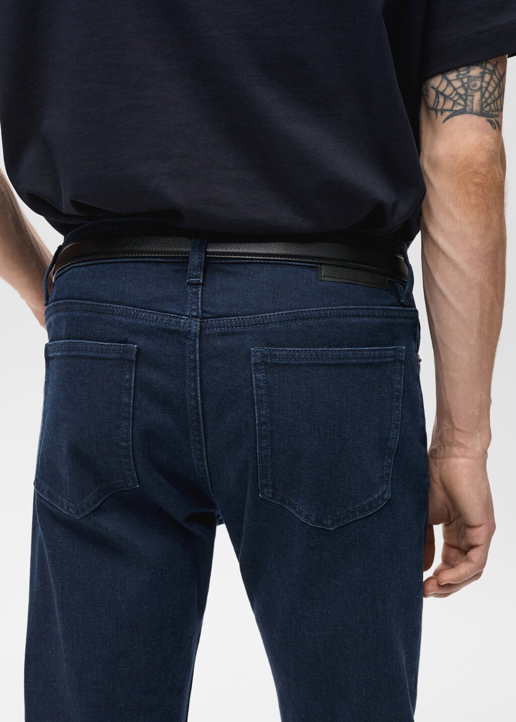 Slim fit black Jan jeans - Black denim
