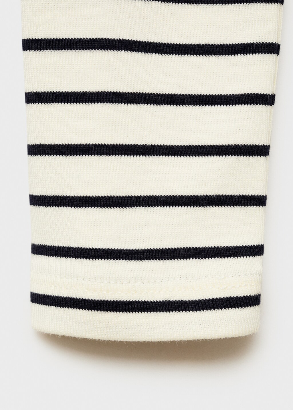 Striped boat-neck t-shirt - Dark Navy