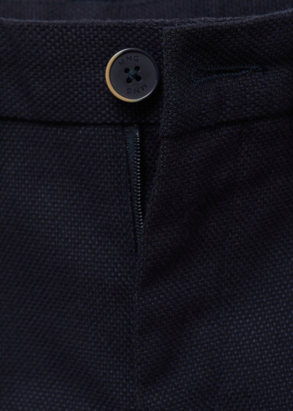 Cotton chinos - Dark Navy
