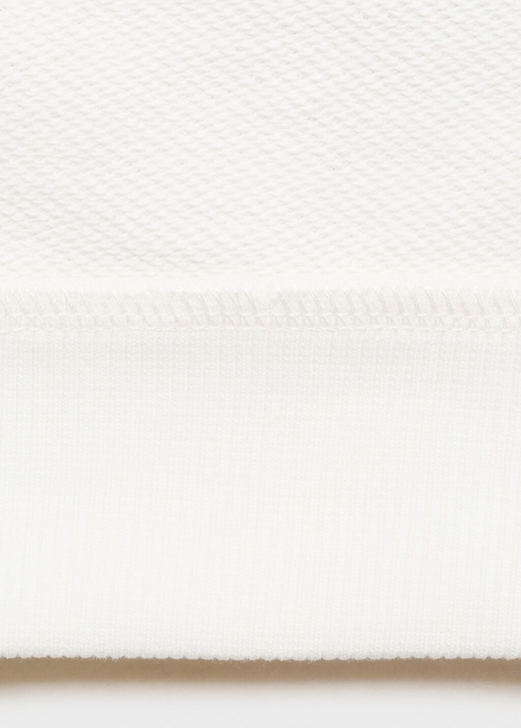 Printed message sweatshirt - Off White