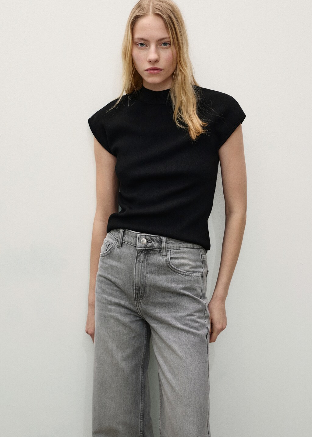 Danila wideleg rinse-wash jeans - Open Blue