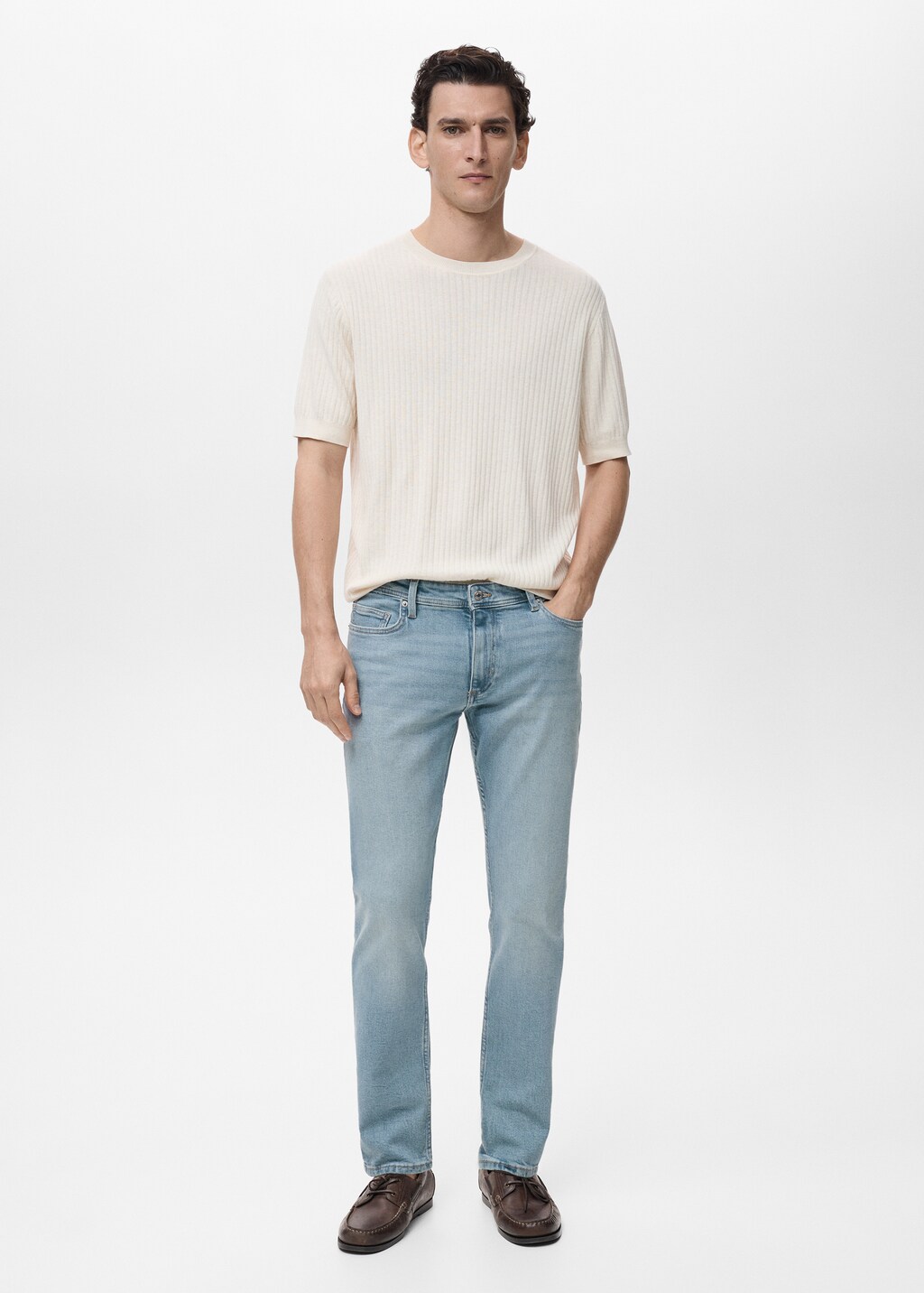 Slim fit black Jan jeans - Black denim