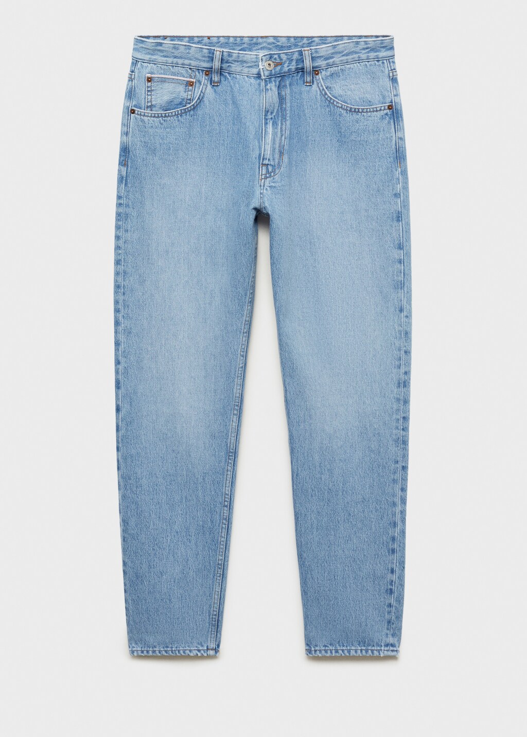 Tapered-fit jeans - Medium Blue