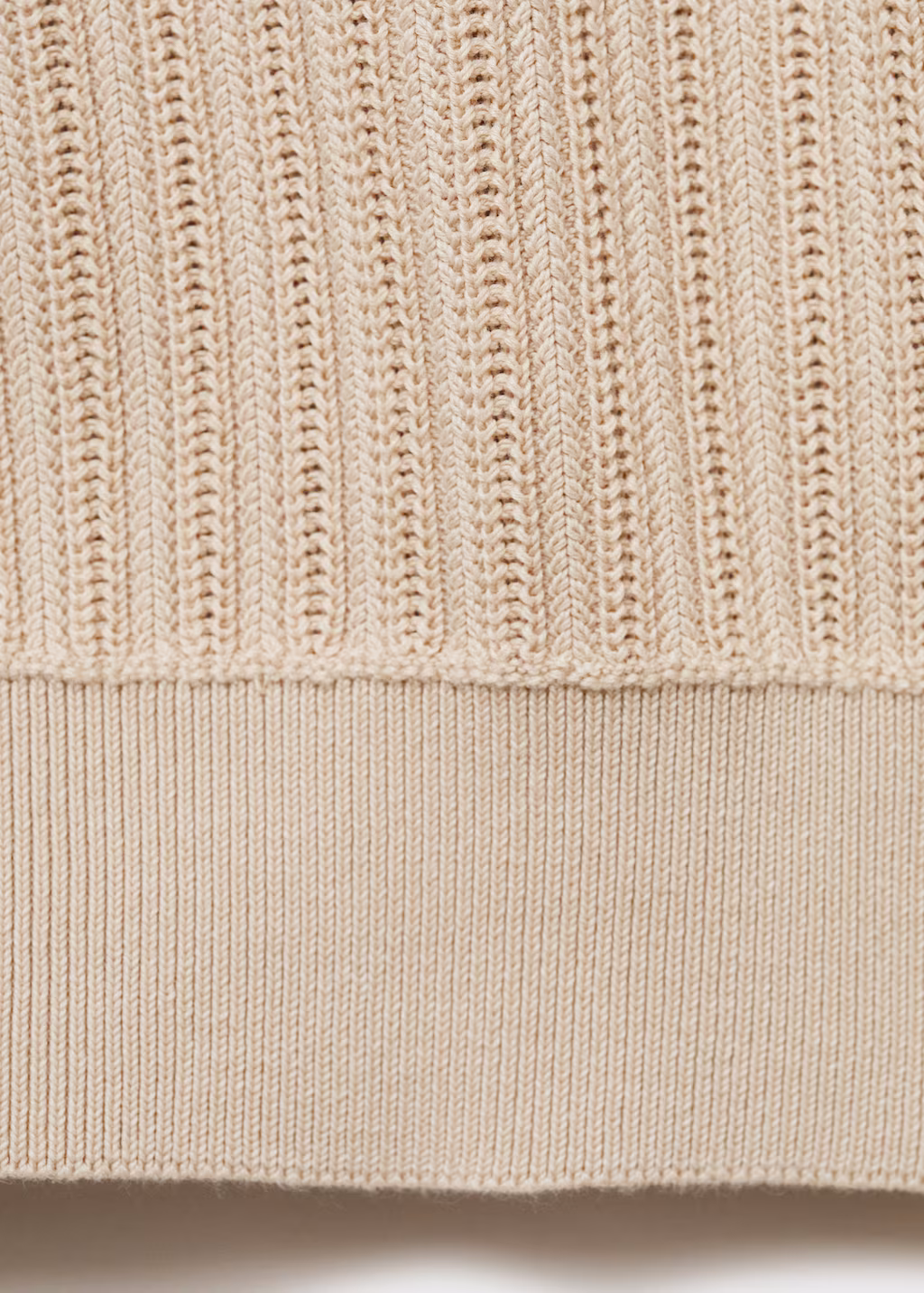 Cotton structued polo shirt with buttons - Dark Navy