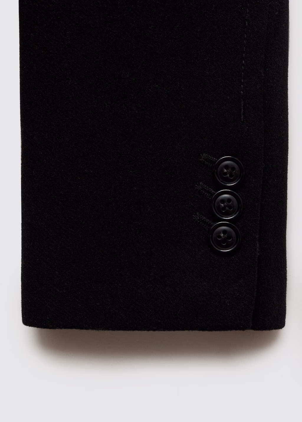 Double-breasted wool coat - Dark Navy