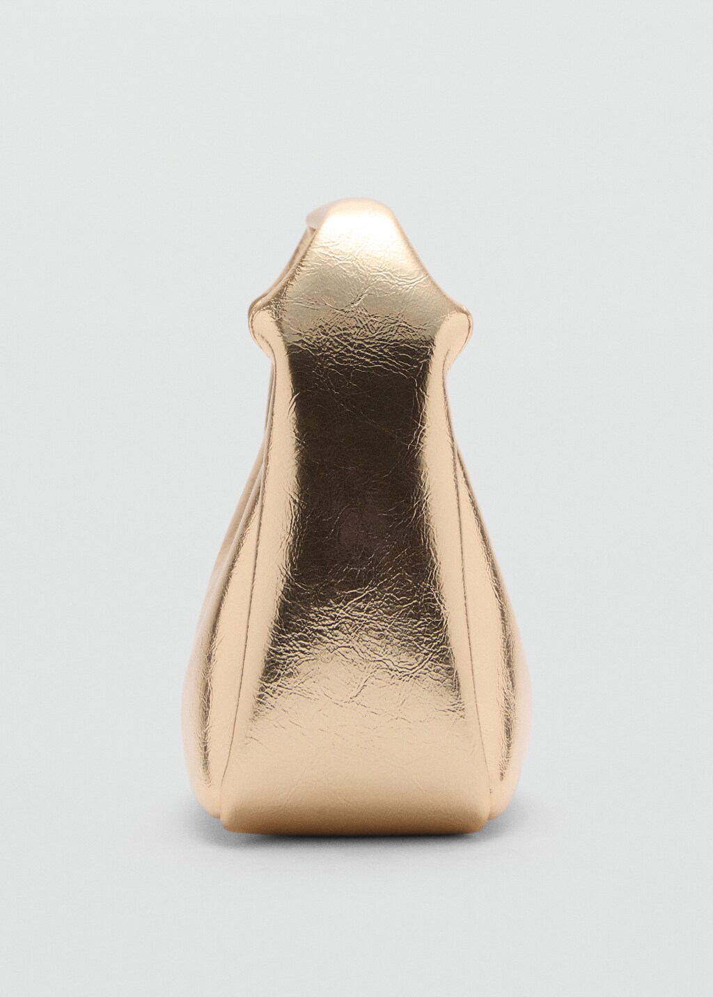 Metallic effect hand bag - Gold