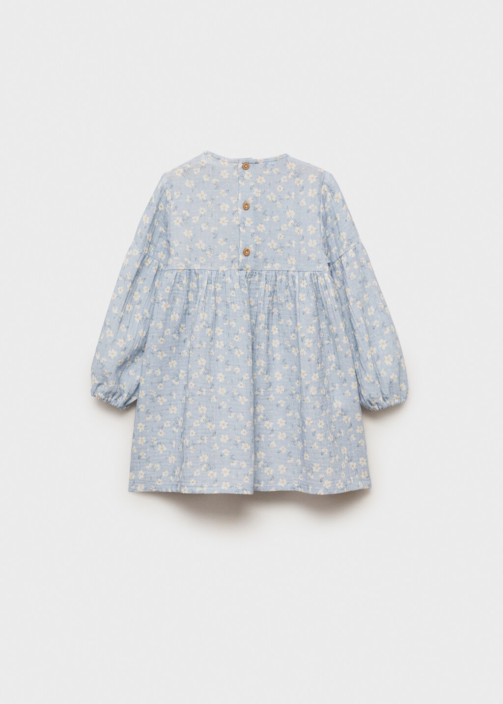 Flower print dress - Sky Blue