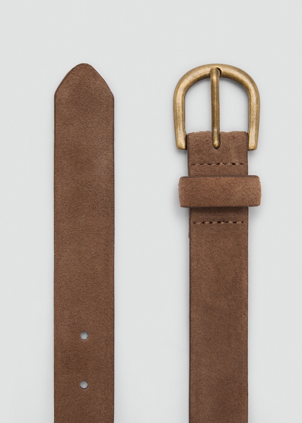 Leather belt - Brown