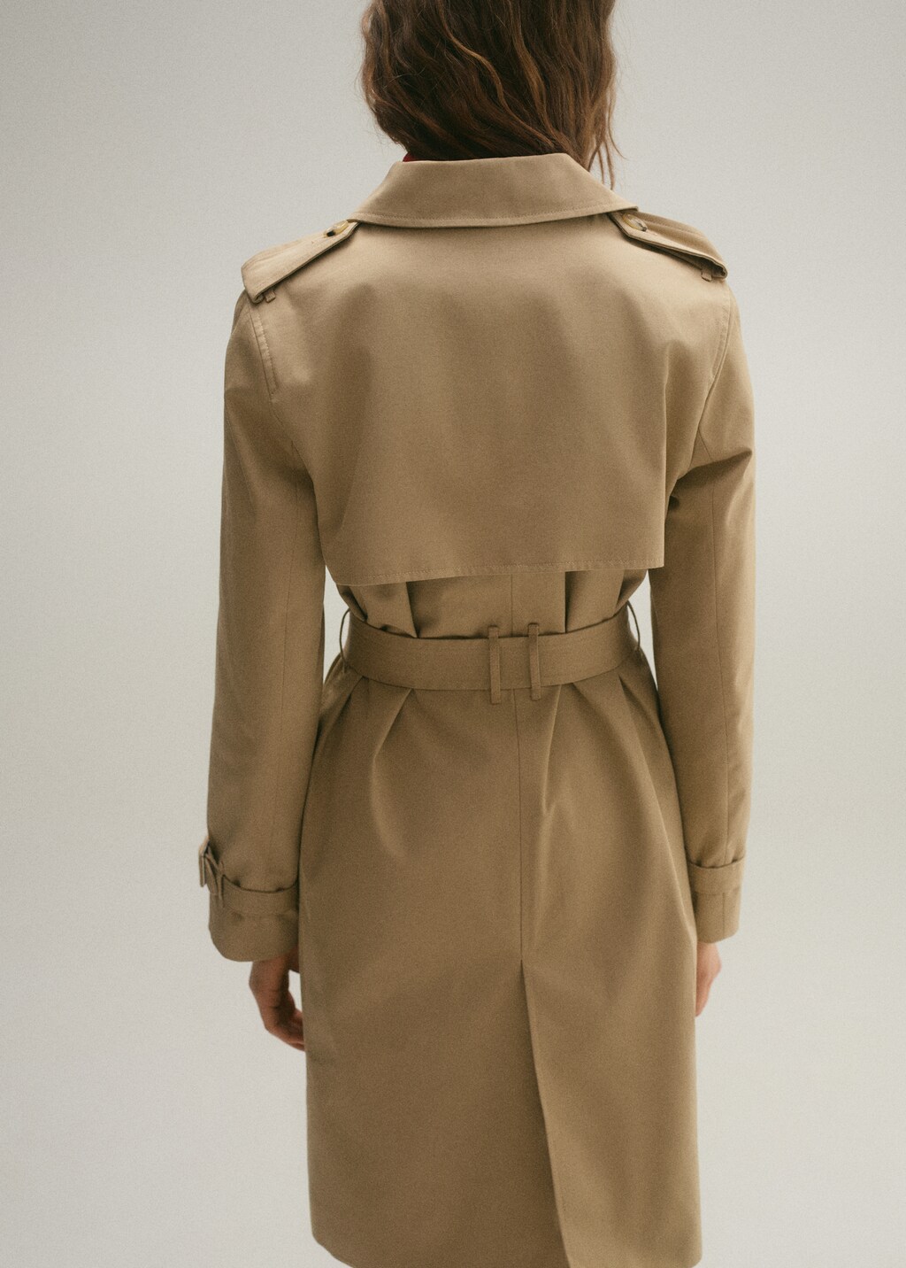 Classic trench coat with belt - Dark Navy