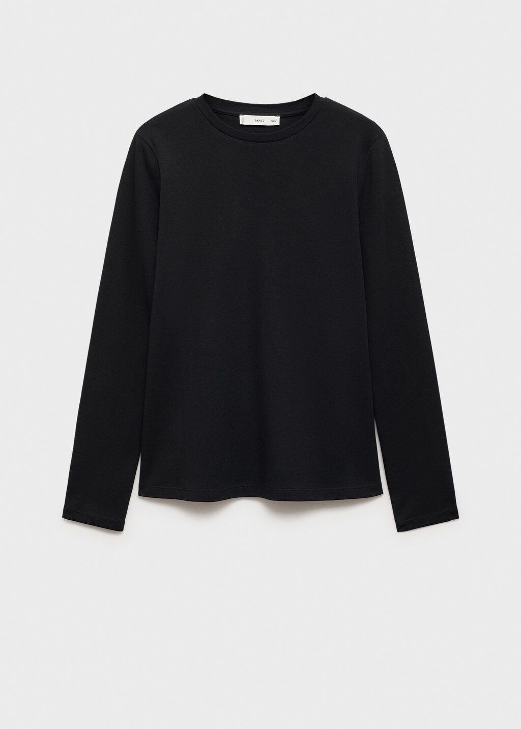 Long sleeve cotton t-shirt - White