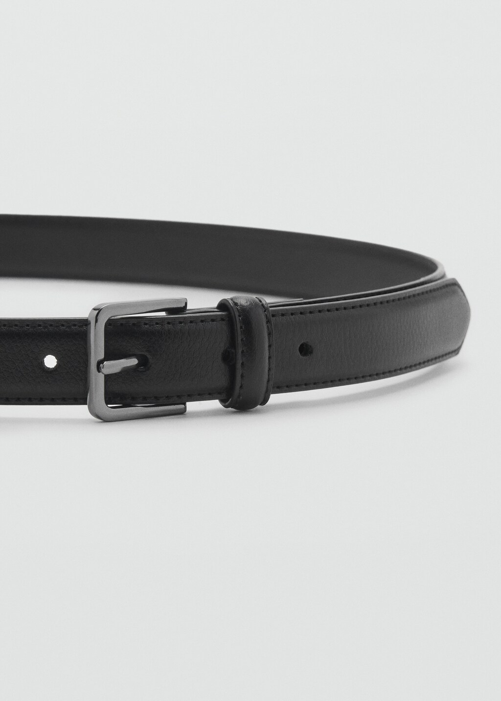 Leather belt - Black