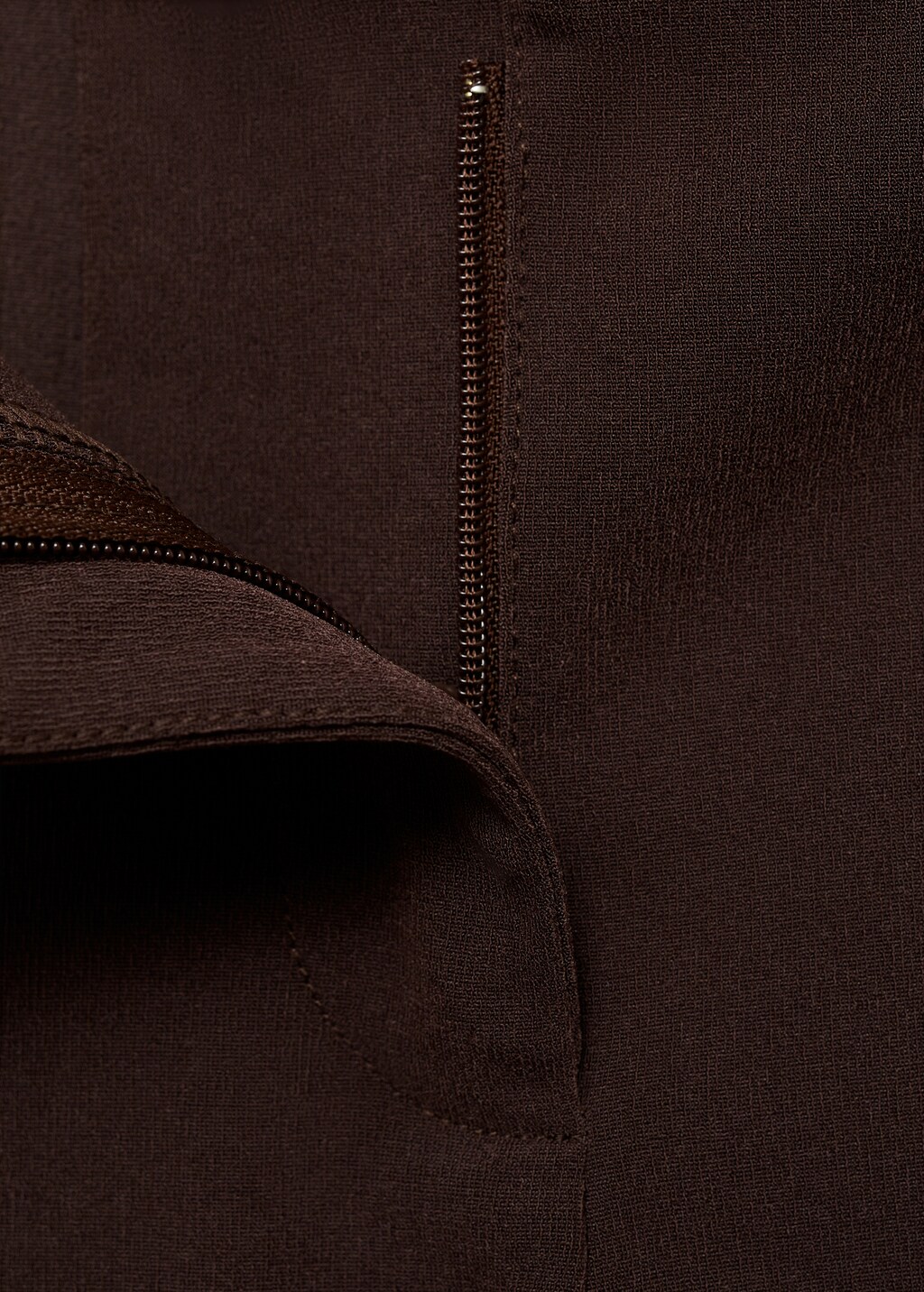 Straight suit trousers - Chocolate