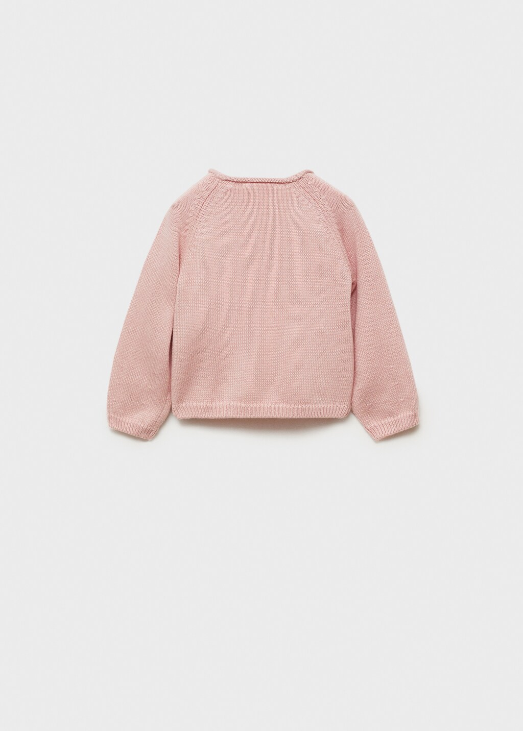 Buttons detail knit sweater - Pink