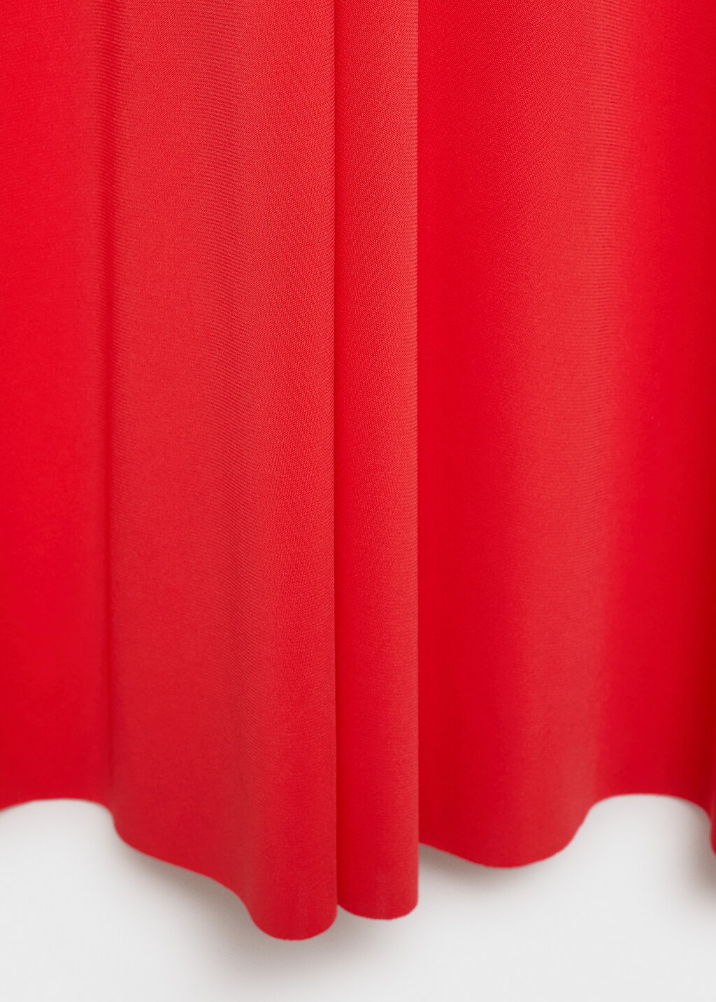 V-neck knitted dress - Black