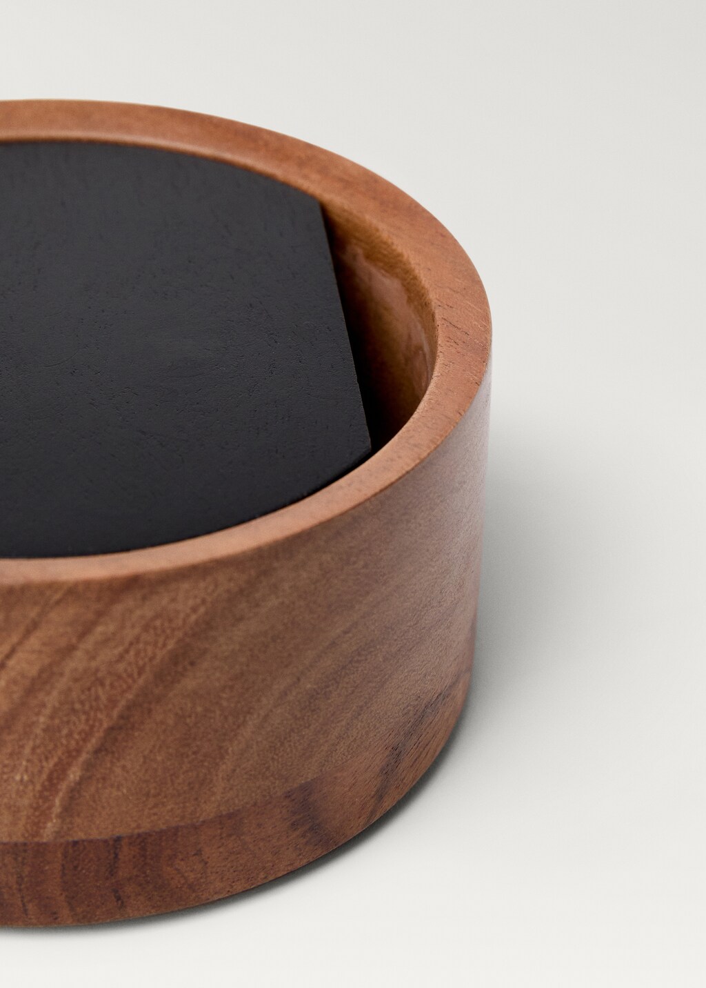 Small bicolor wooden box - Brown