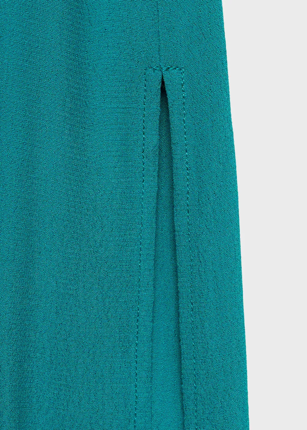 Long halter-neck dress - Turquoise