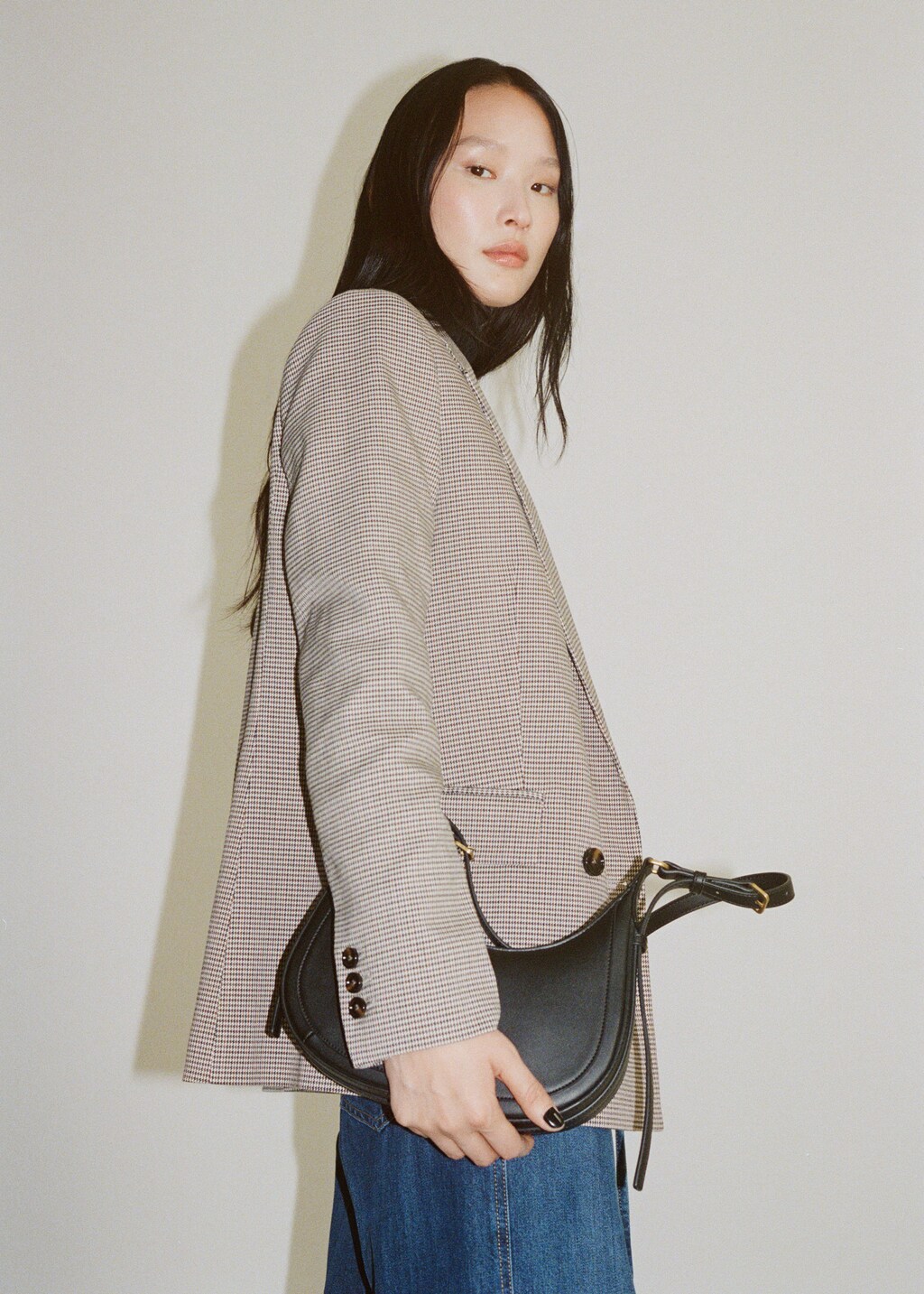 Double-breasted jacket - Brown