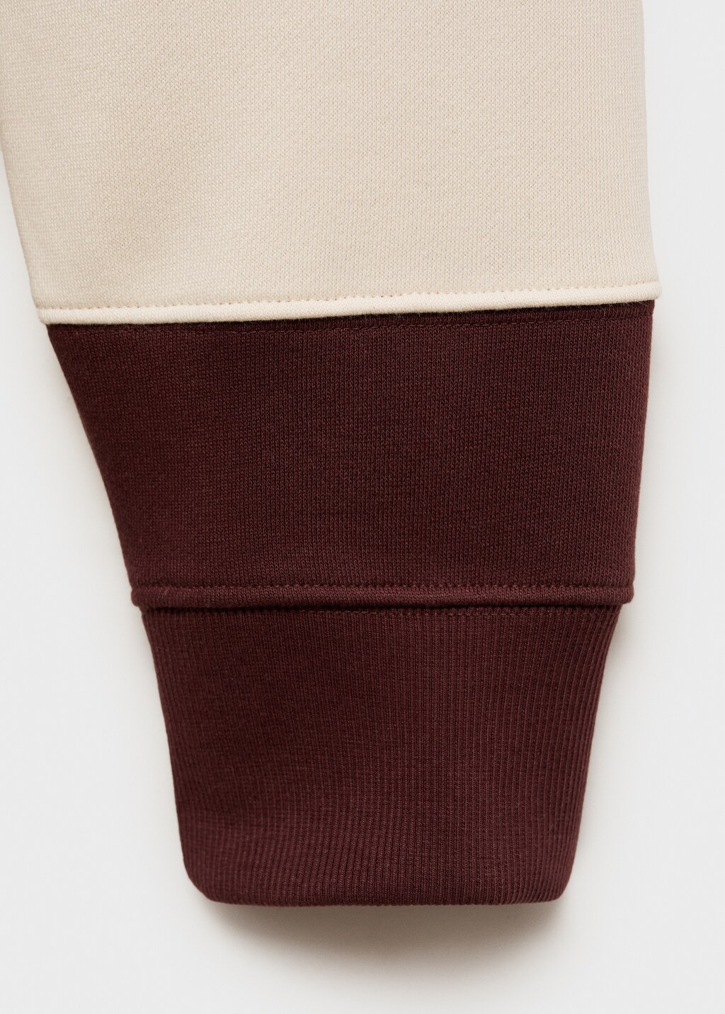 Striped cotton polo sweatshirt - Dark Navy