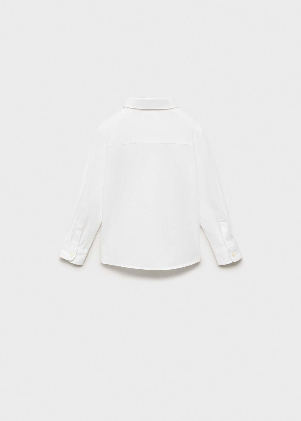 Cotton poplin shirt - White