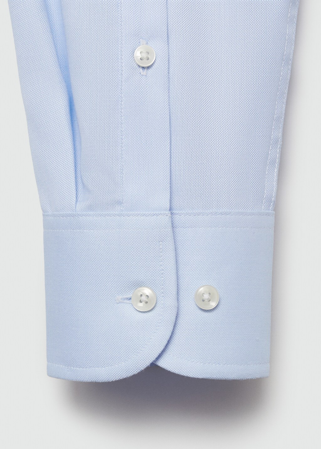 Slim fit structured suit shirt - Sky Blue