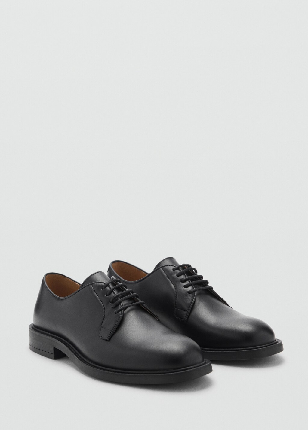 Leather suit shoes - Black