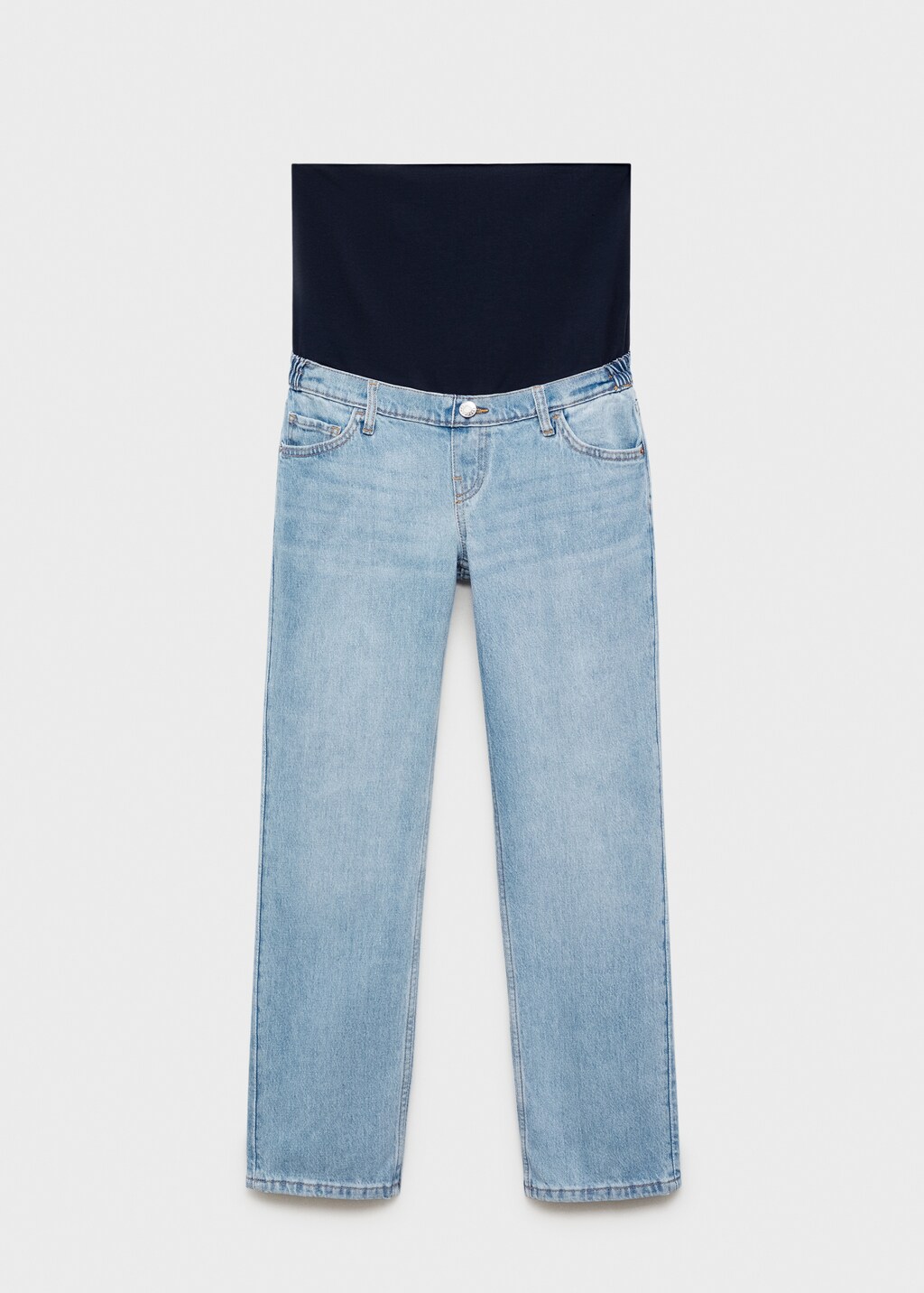 Maternity Straight Jeans - Black denim