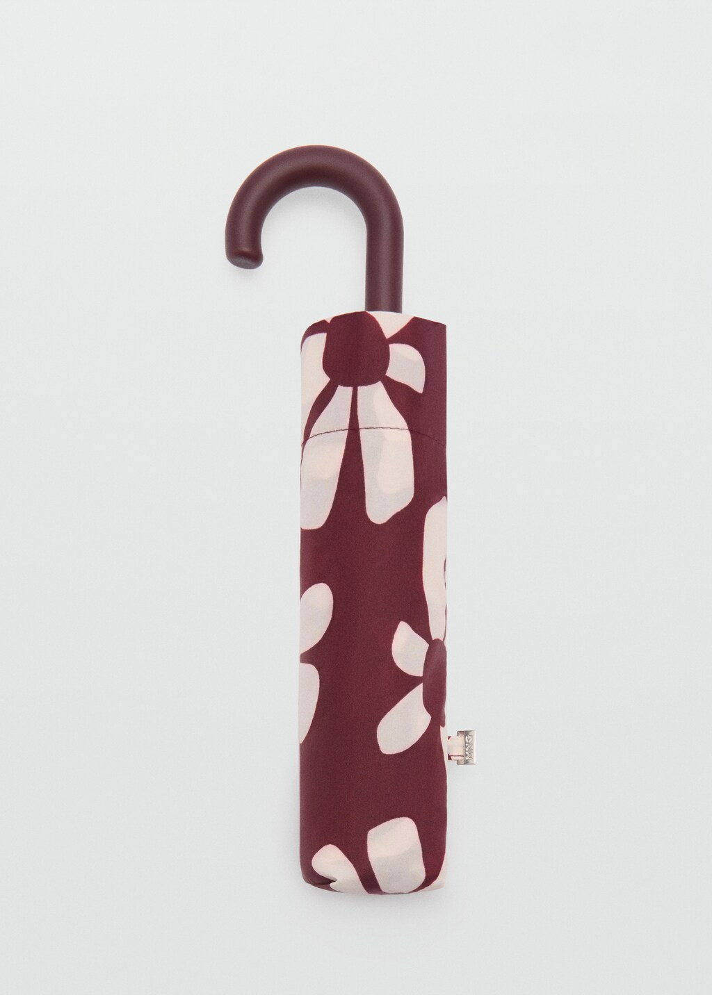 Flower print umbrella - Burgundy