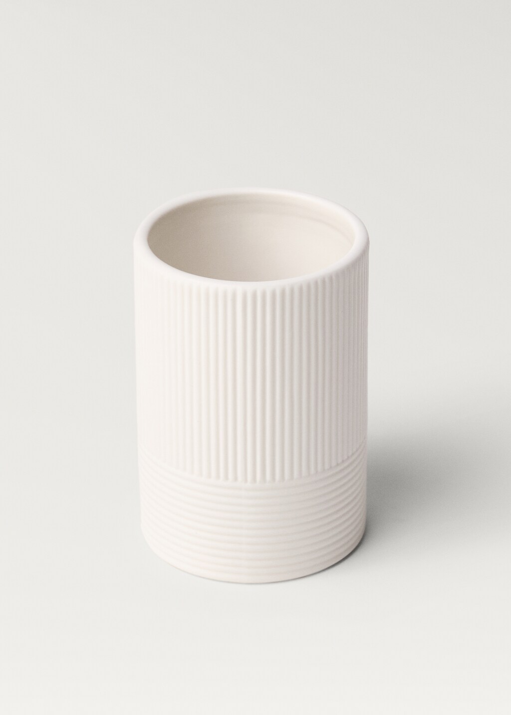 Brush holder white - White