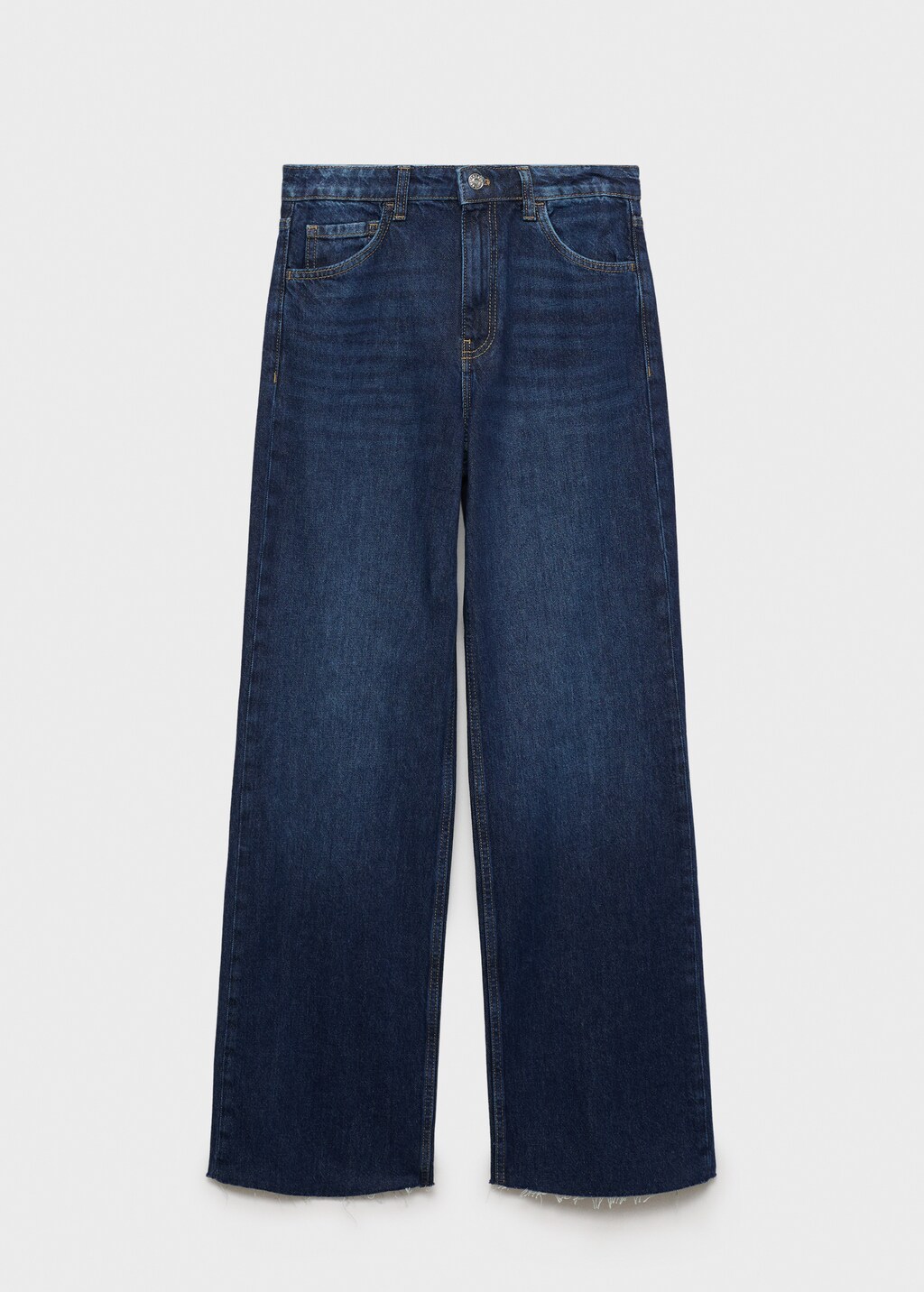 Danila wideleg rinse-wash jeans - Open Blue