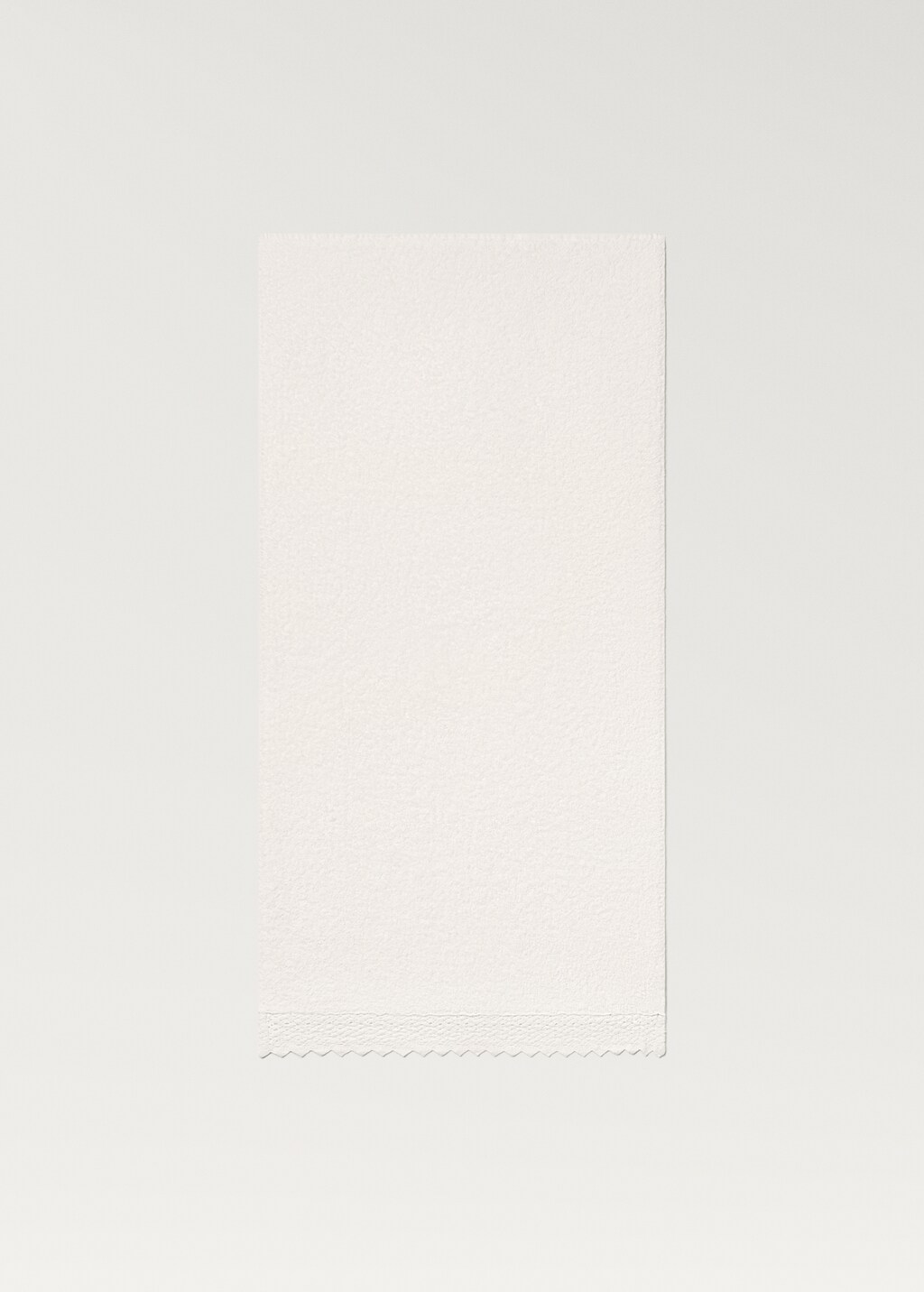 Hand towel with lace - Off White