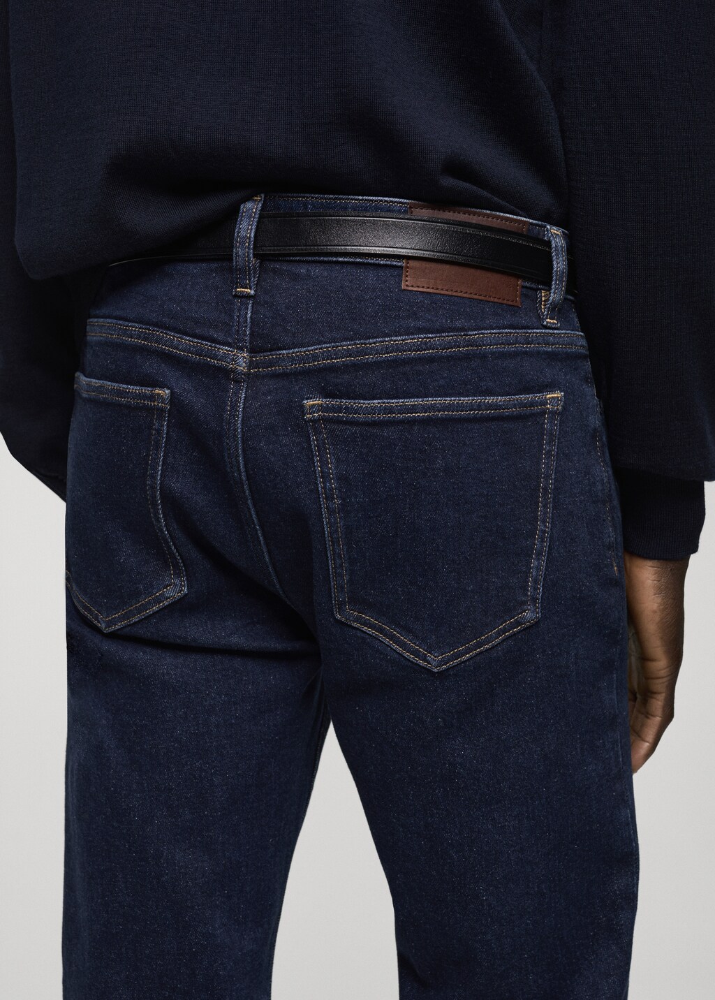 Slim fit black Jan jeans - Black denim