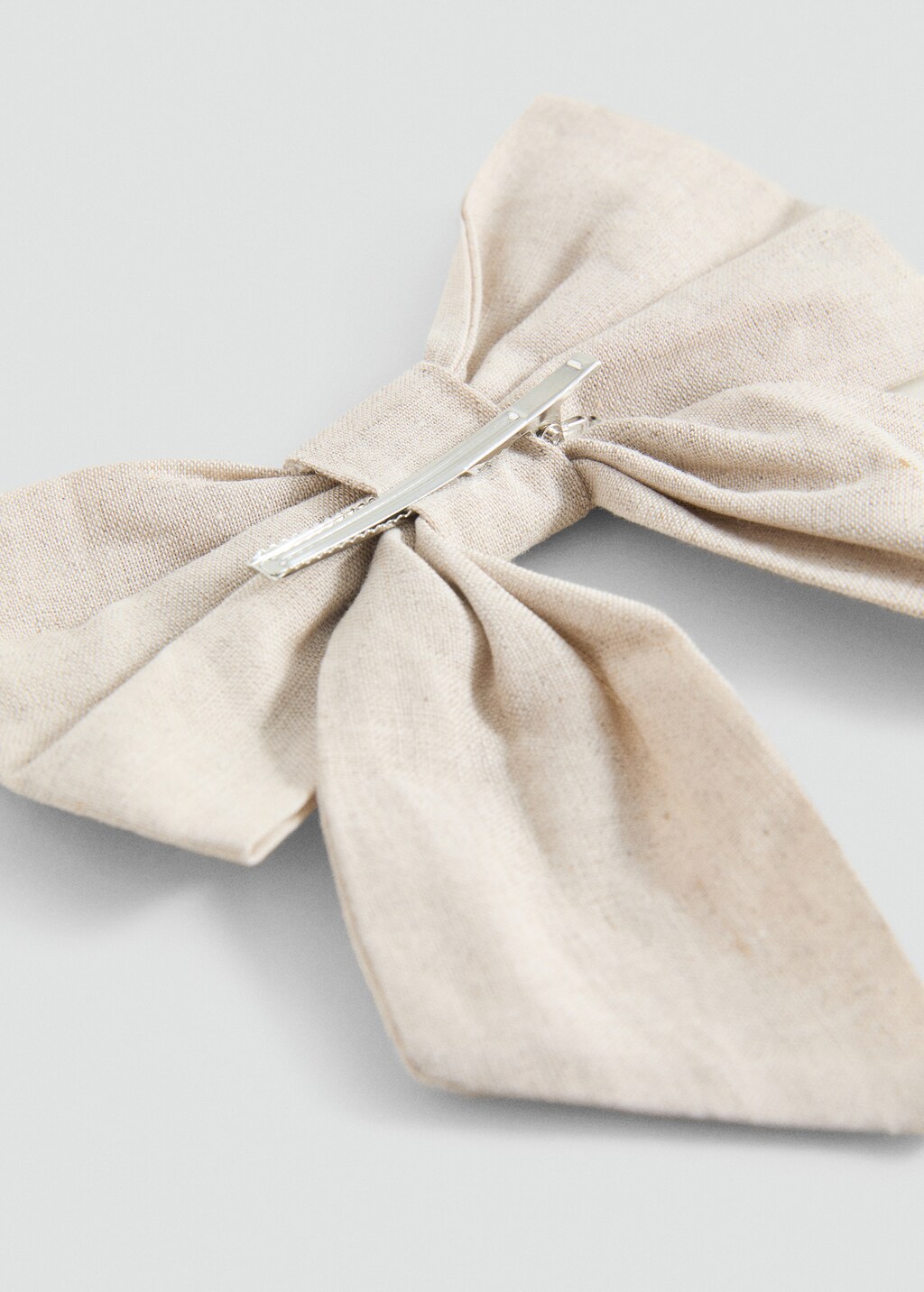 Bow hairclip - Sand