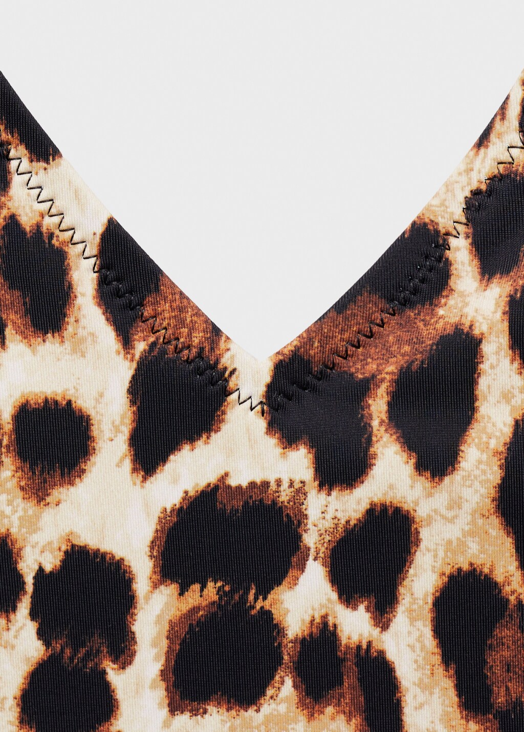 Leopard print swimsuit - Brown