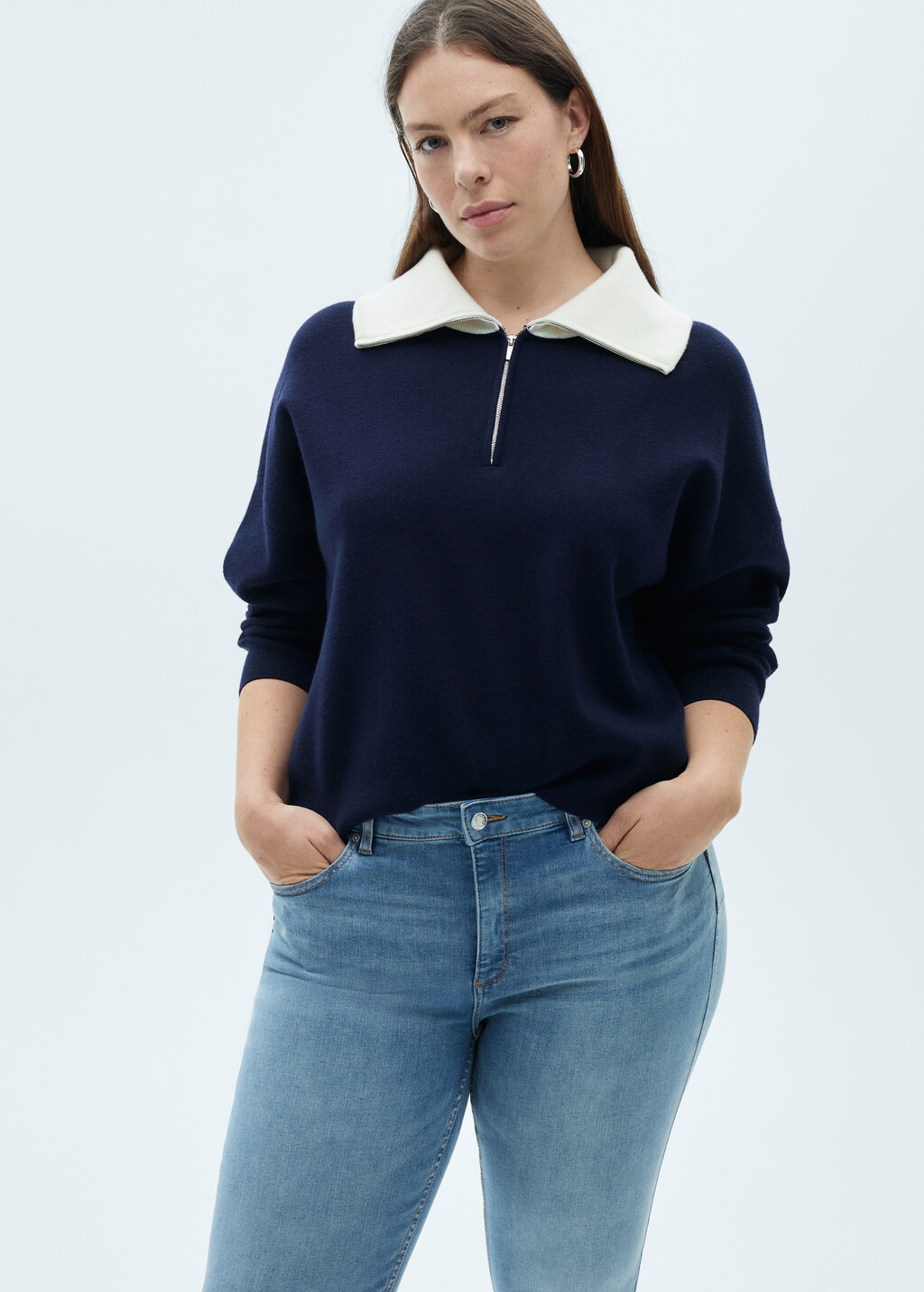 Waxed skinny pushup jeans - Black