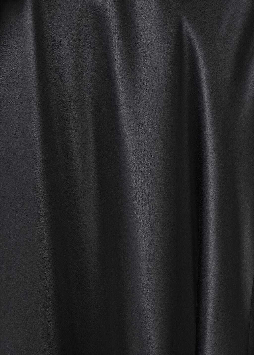 Silk dress with draped neckline - Off White