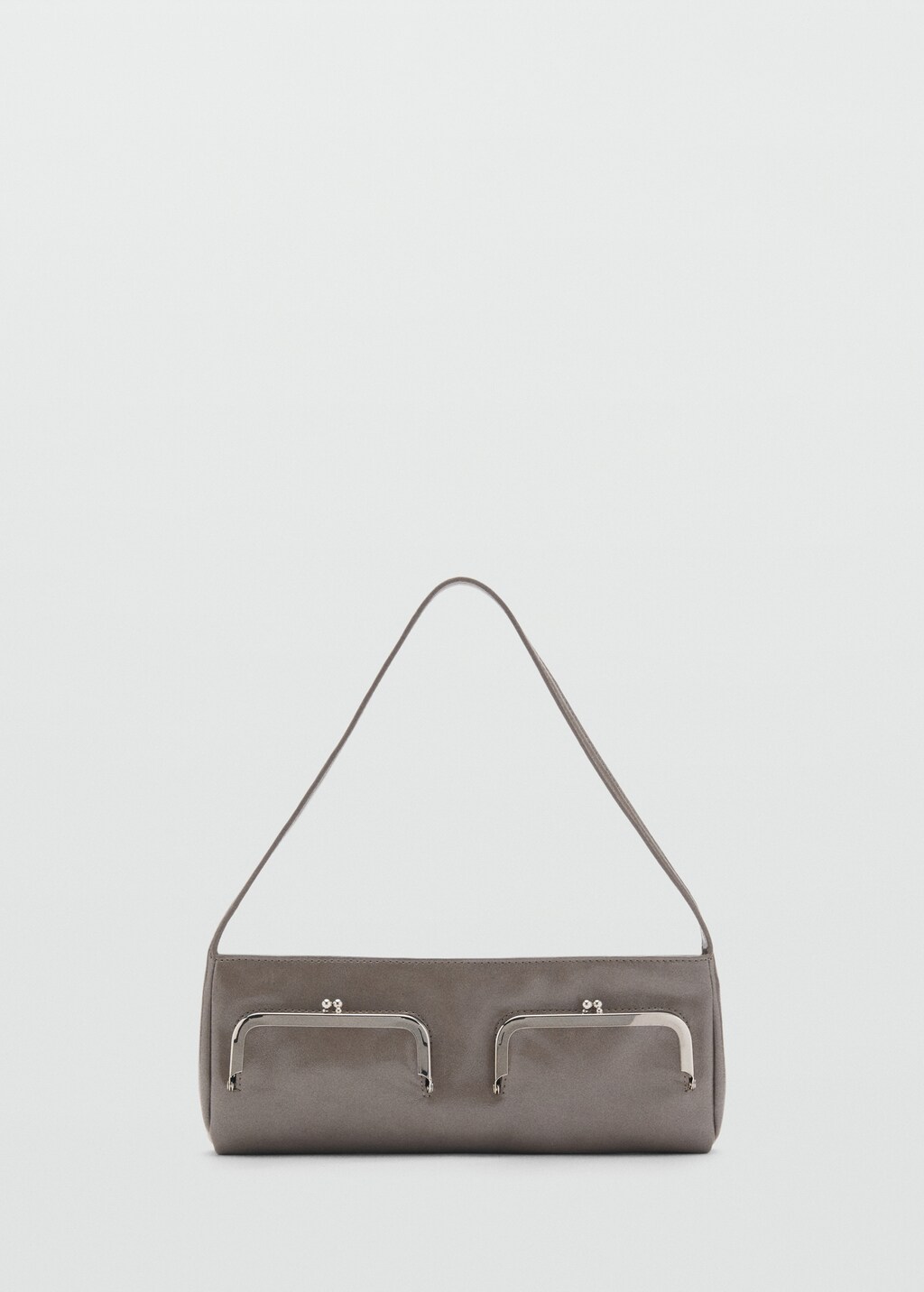 Shoulder bag with pochette pockets - Medium Grey