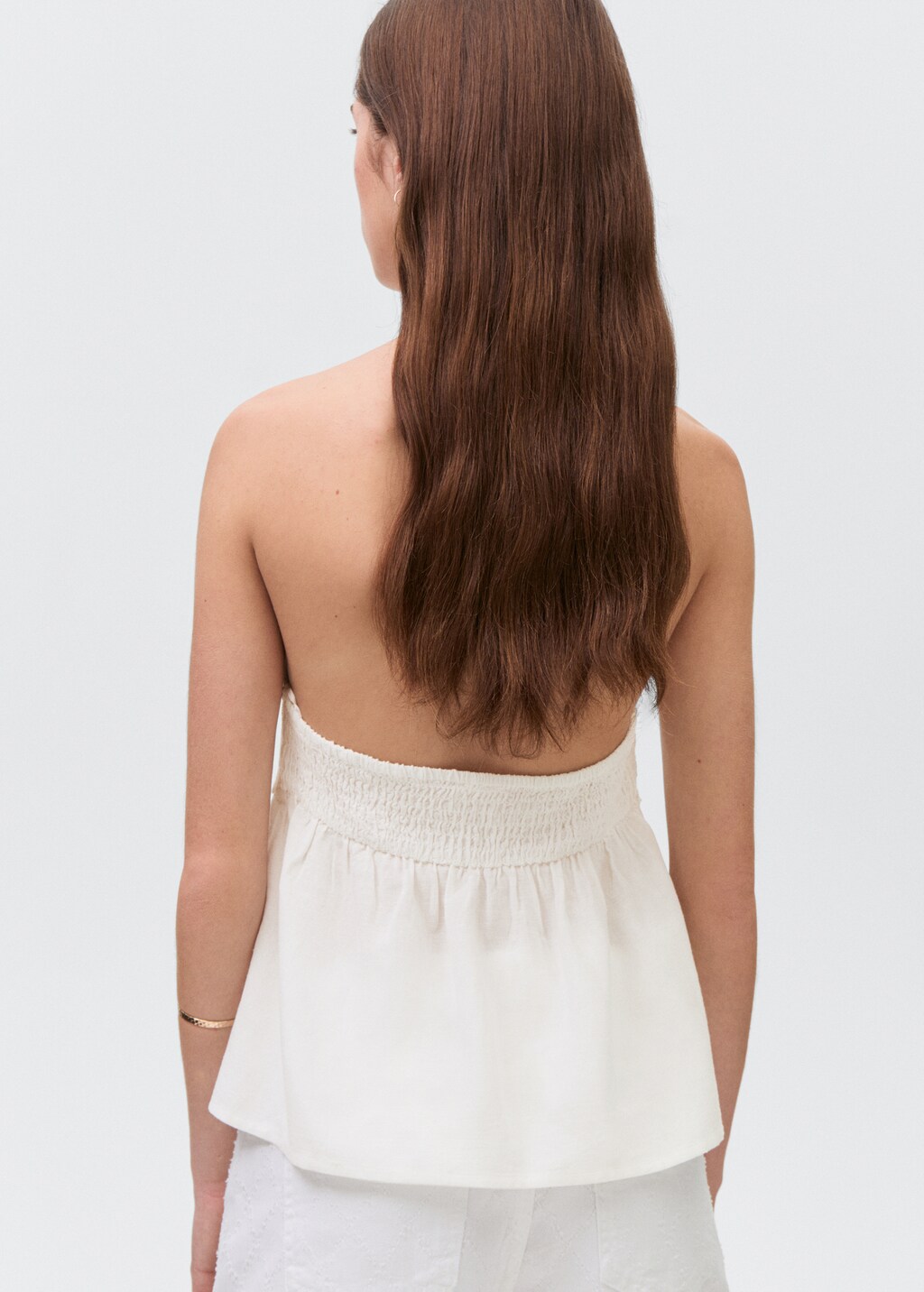 V-neck top - Olive Green