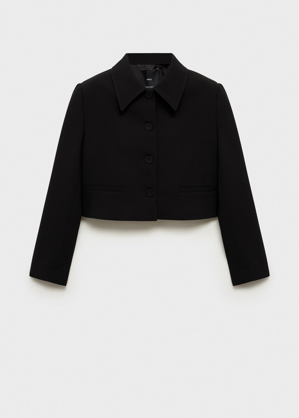Lapel suit jacket - Black